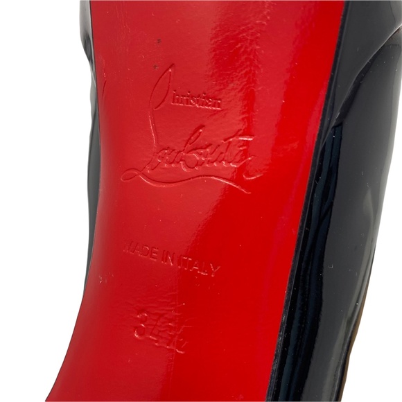 Christian Louboutin Patent Bianca Pumps 140 mm Size 34.5 - Picture 5 of 5